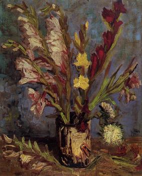 Vincent Van Gogh : Vase with Gladioli II